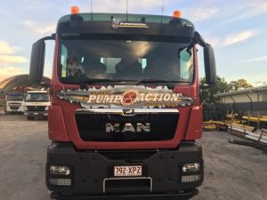 Brisbane Pump Action Boom Truck Concrete